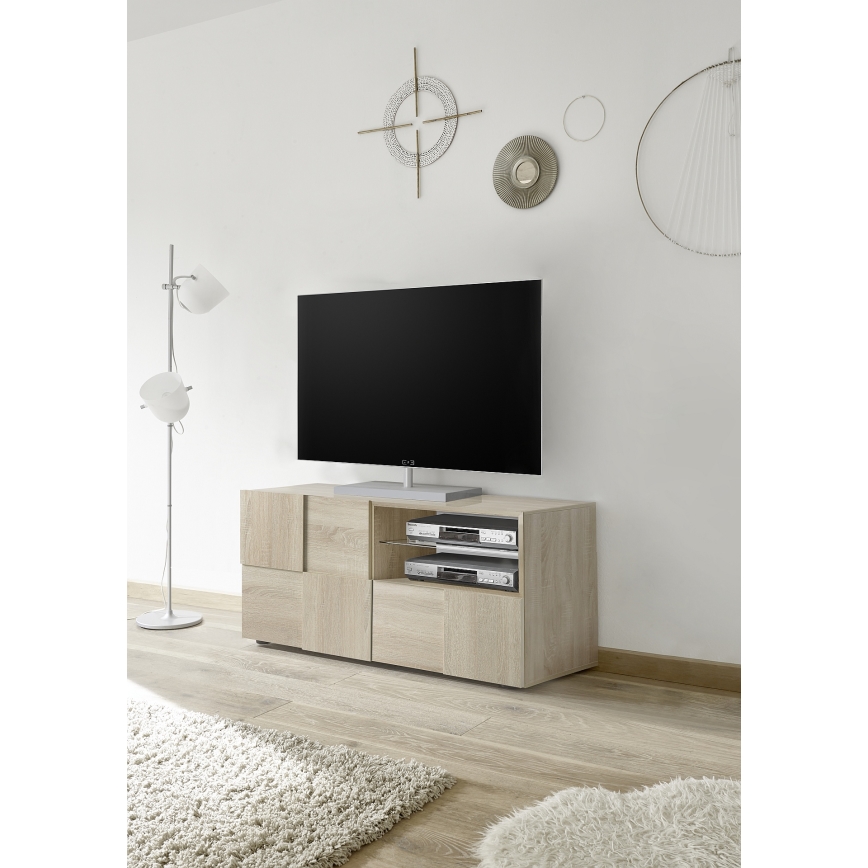 Mueble de TV SERIAN en roble Sonoma