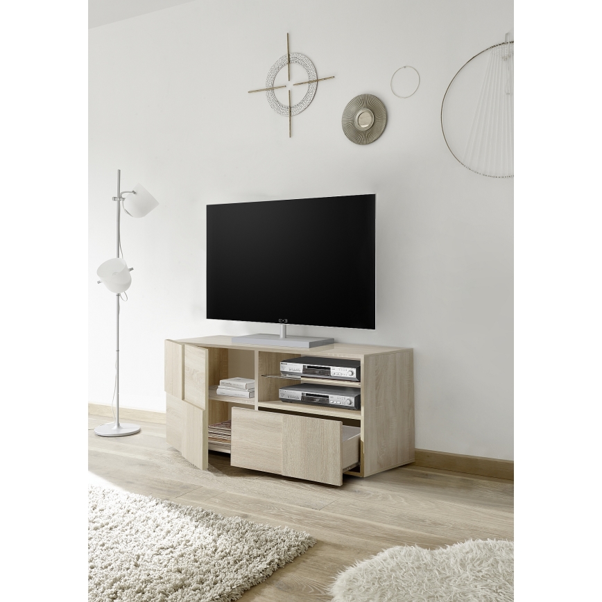 Mueble de TV SERIAN en roble Sonoma
