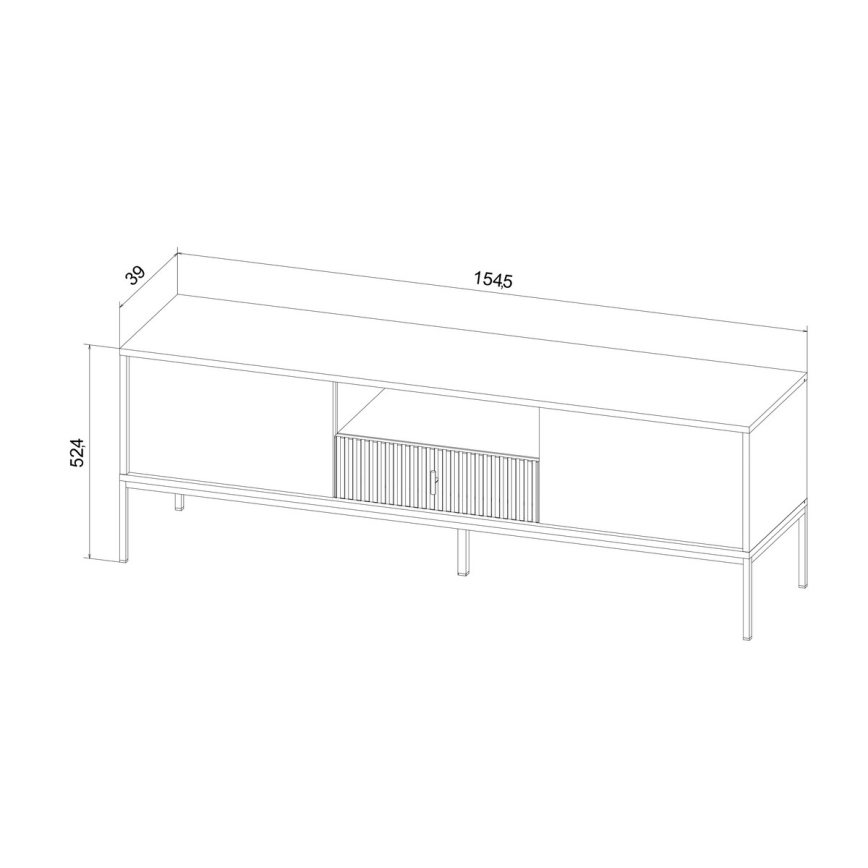 Mueble de TV SUE beige/cachemira