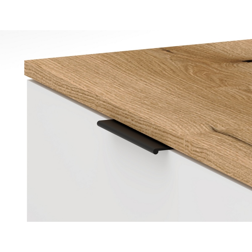 Mueble para recibidor KLEO marrón/blanco