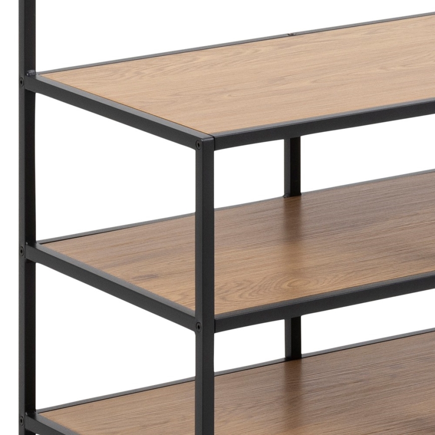 Mueble para recibidor SARON roble/negro