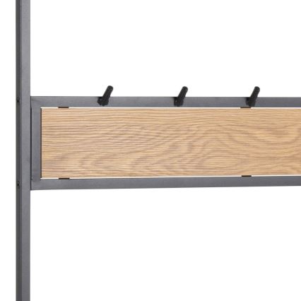 Mueble para recibidor SARON roble/negro