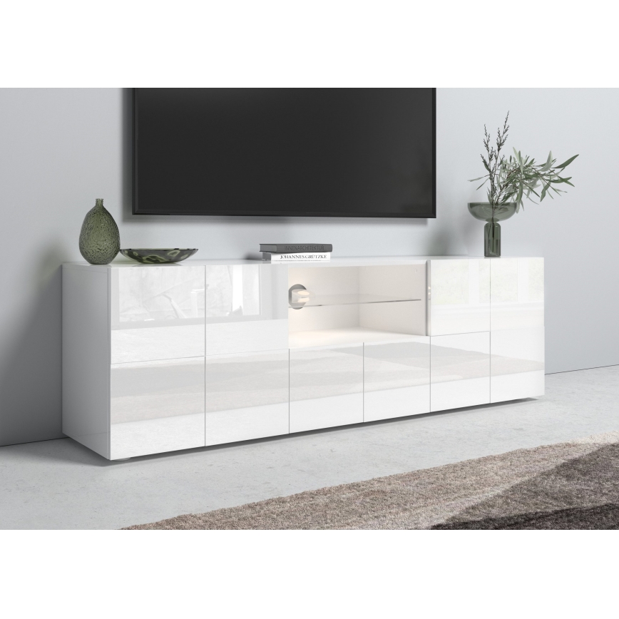 Mueble para televisor SERIAN blanco