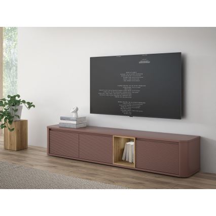 Mueble para televisor WARO marrón/marrón