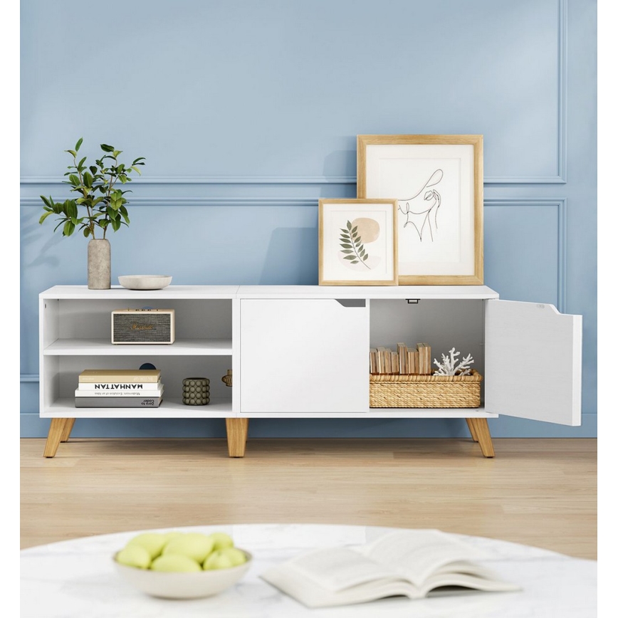 Mueble para TV BASTOR blanco