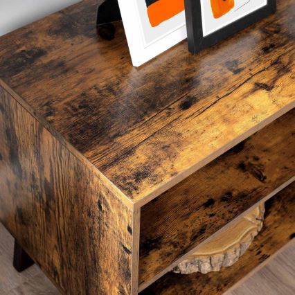 Mueble para TV BASTOR marrón/negro