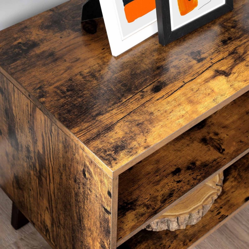Mueble para TV BASTOR marrón/negro