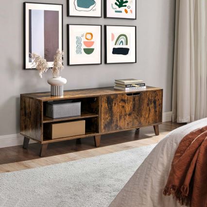 Mueble para TV BASTOR marrón/negro