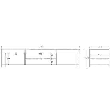 Mueble para TV FINERA blanco