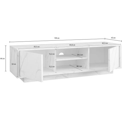 Mueble para TV IDEA blanco