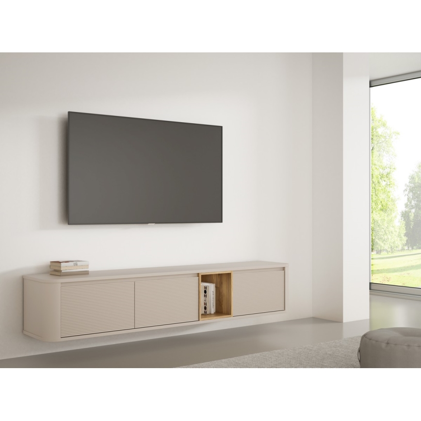Mueble para TV INAR beige/marrón