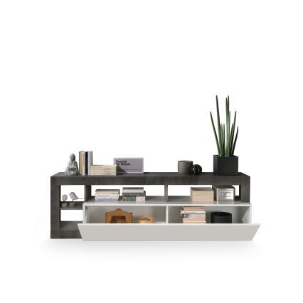 Mueble para TV LENOR blanco/antracita