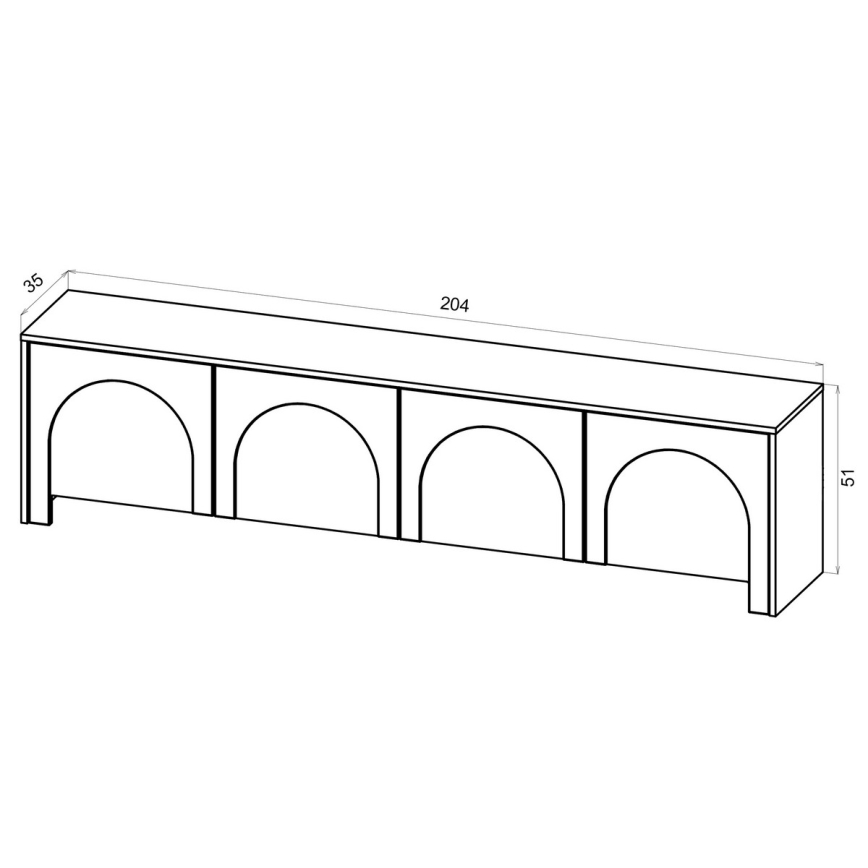 Mueble para TV NIO cachemira/beige