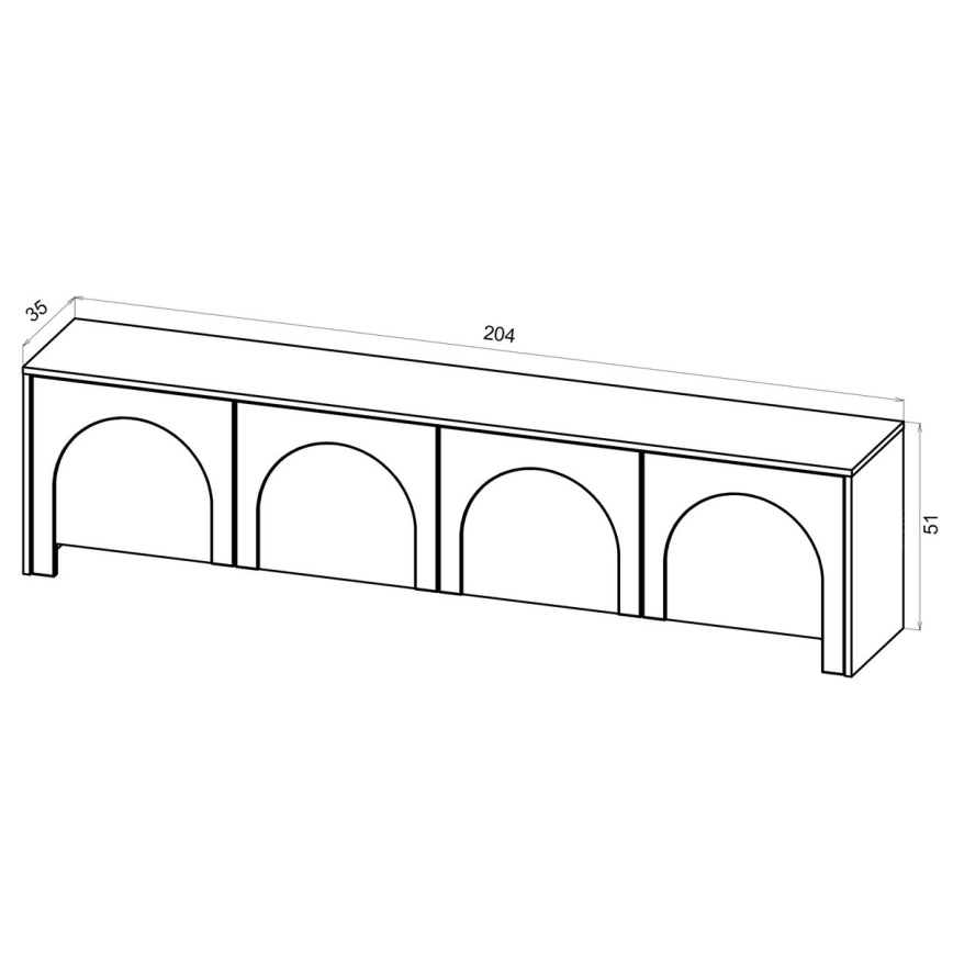 Mueble para TV NIO cachemira/beige
