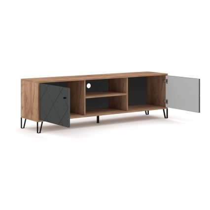 Mueble para TV SULA roble craft/negro