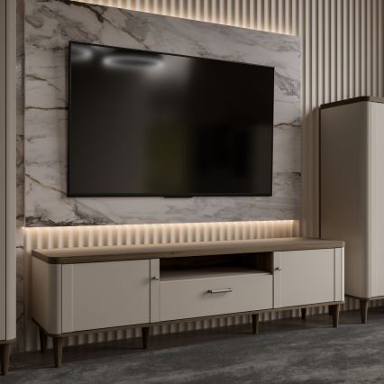 Mueble para TV VIRO marrón/beige