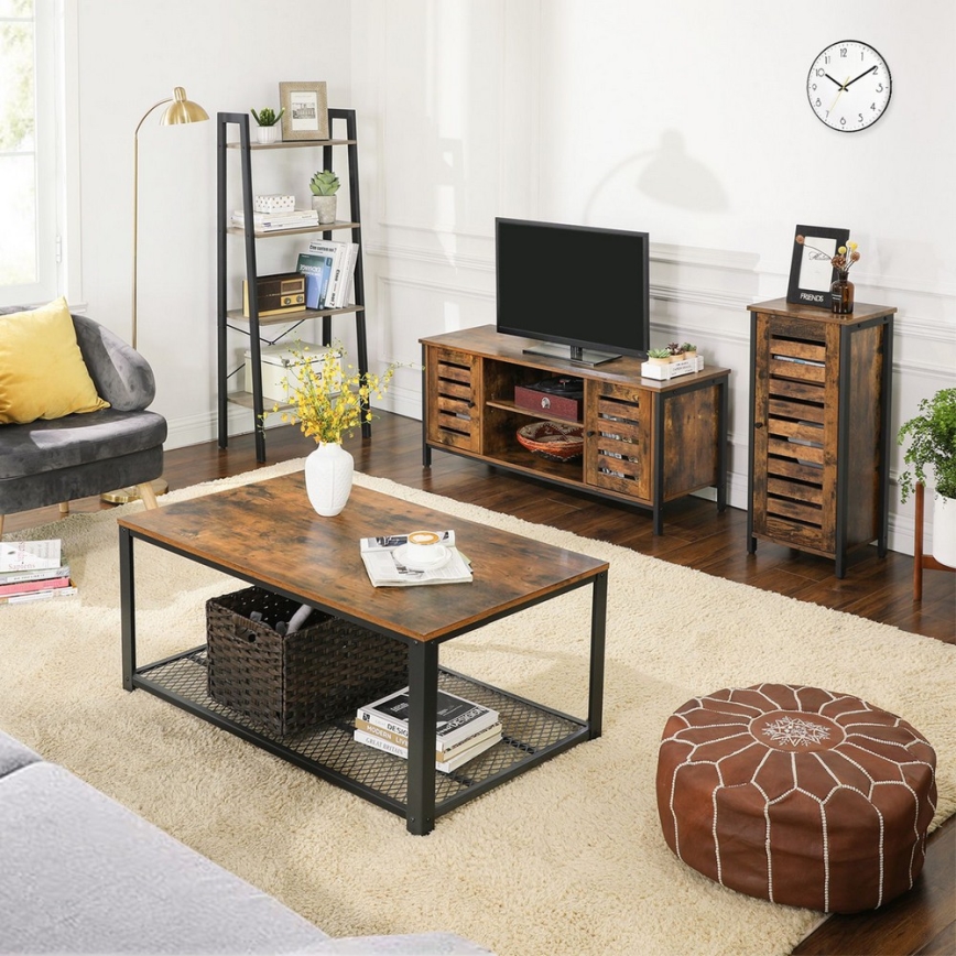 Mueble para TV VOLTAR marrón/negro