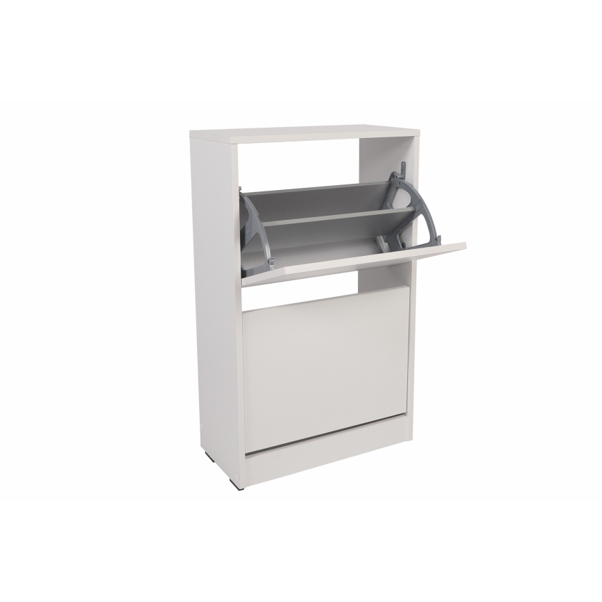 Mueble para zapatos 84x51 cm blanco