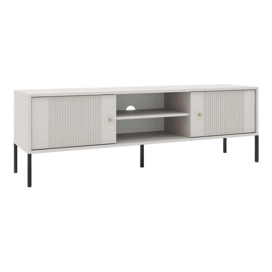 Mueble TV LUE beige/negro