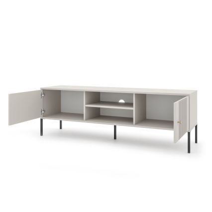 Mueble TV LUE beige/negro