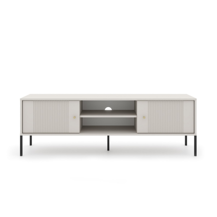 Mueble TV LUE beige/negro