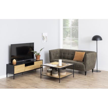 Mueble TV SARON roble/negro