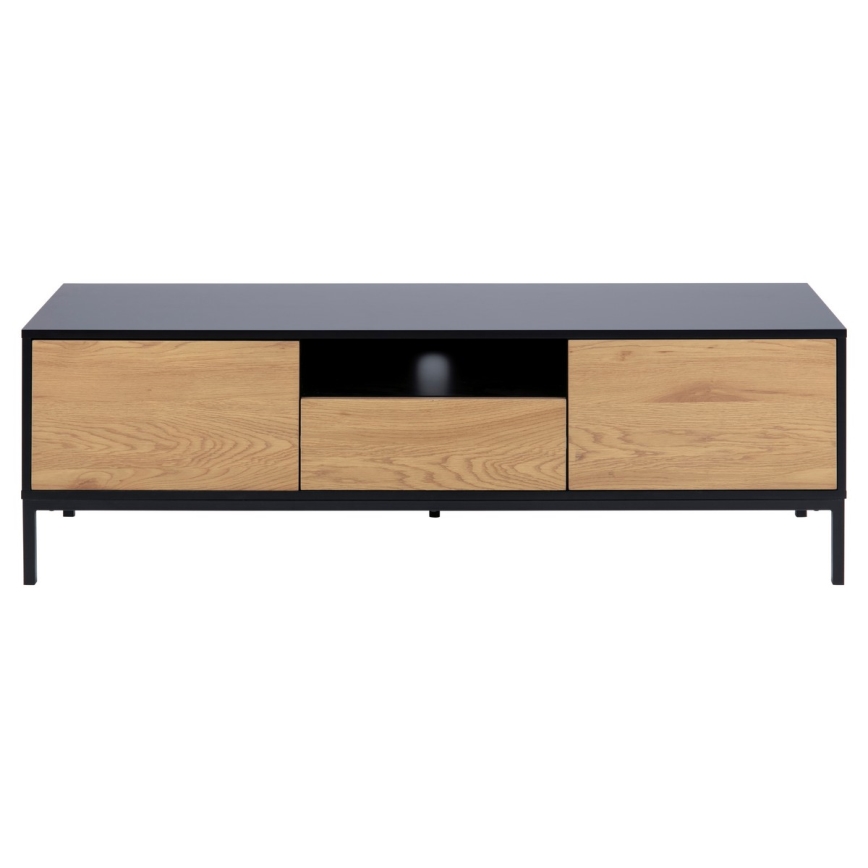 Mueble TV SARON roble/negro