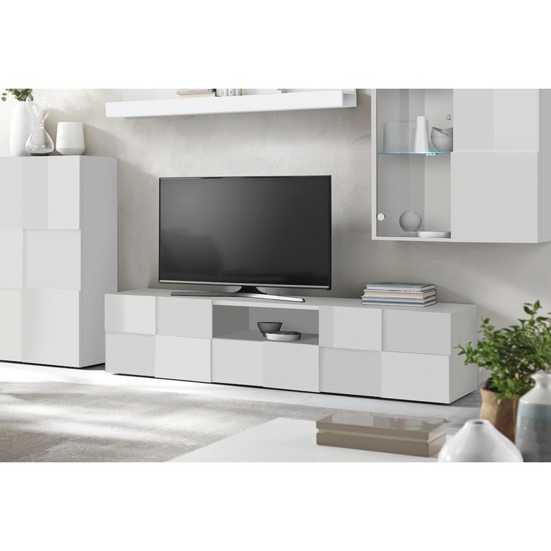 Mueble TV SERIAN blanco