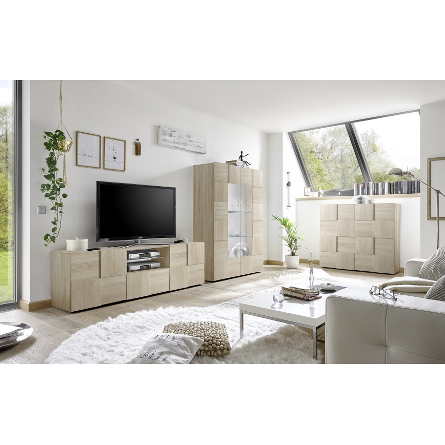 Mueble TV SERIAN roble Sonoma