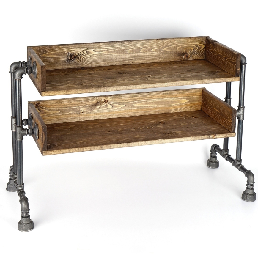 Mueble zapatero BORU 50x90 cm negro/abeto