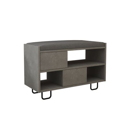 Mueble zapatero TROY 53,5x83,5 cm gris