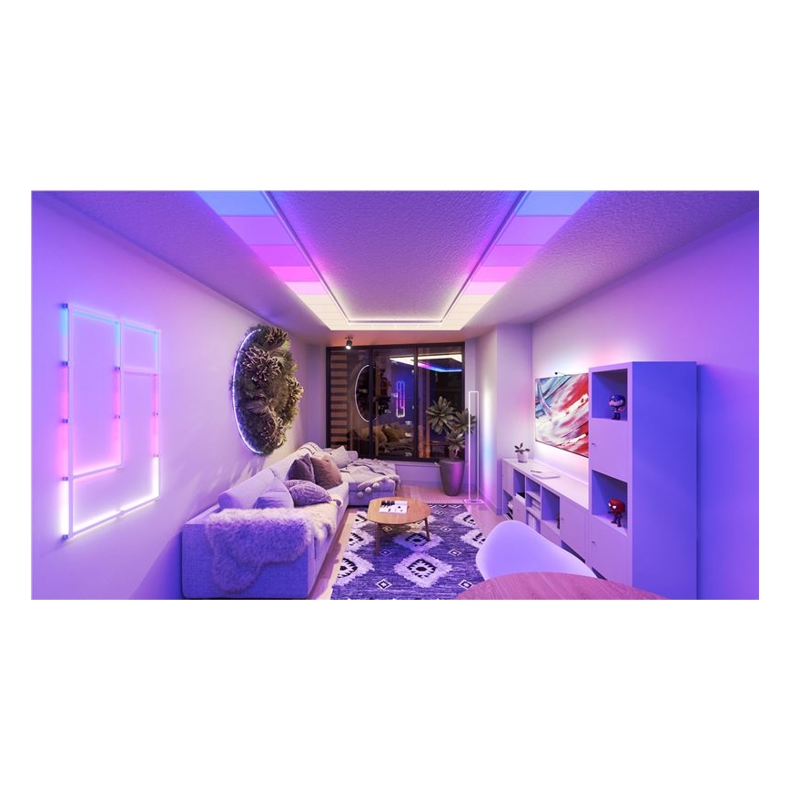 Nanoleaf - Conjunto de extensiones LED RGBW Lámpara regulable SKYLIGHT LED/16W/230V 2700-6500K Wi-Fi
