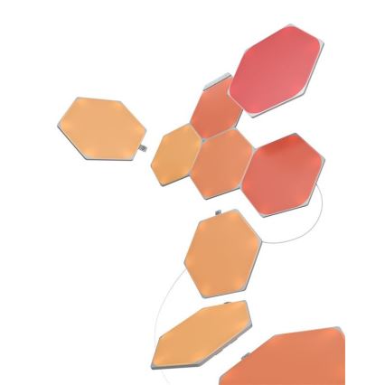 Nanoleaf - SET 9x LED RGB Panel regulable SHAPES HEXAGON LED/2W/230V 1200-6500K Wi-Fi