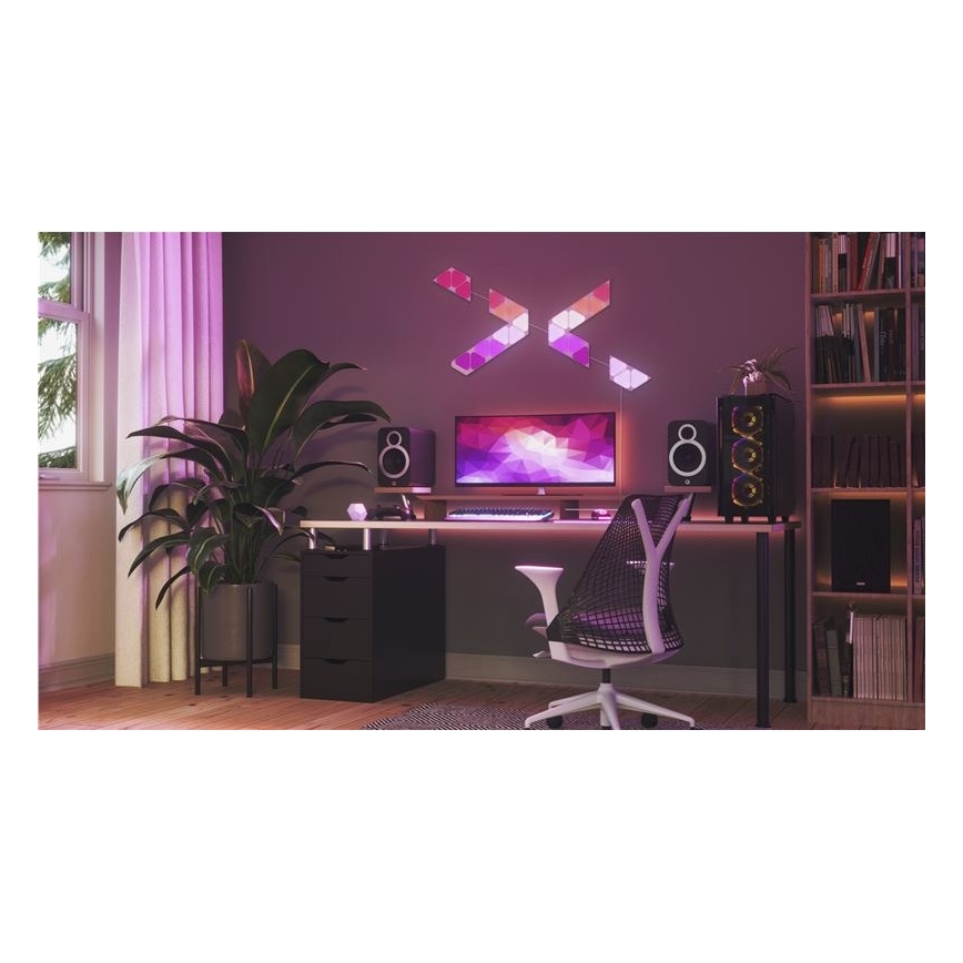 Nanoleaf - SET 10x LED RGB Panel regulable TRIANGLES LED/0,5W/230V Wi-Fi
