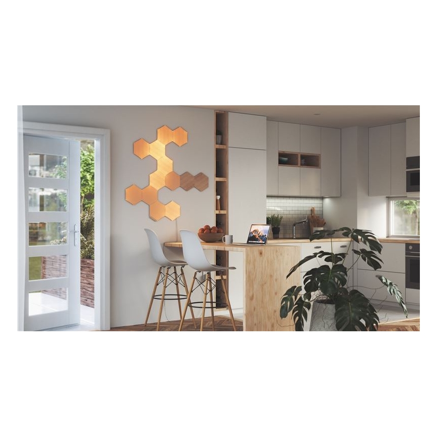 Nanoleaf - SET 13x Panel LED regulable HEXAGONS LED/2W/230V Wi-Fi