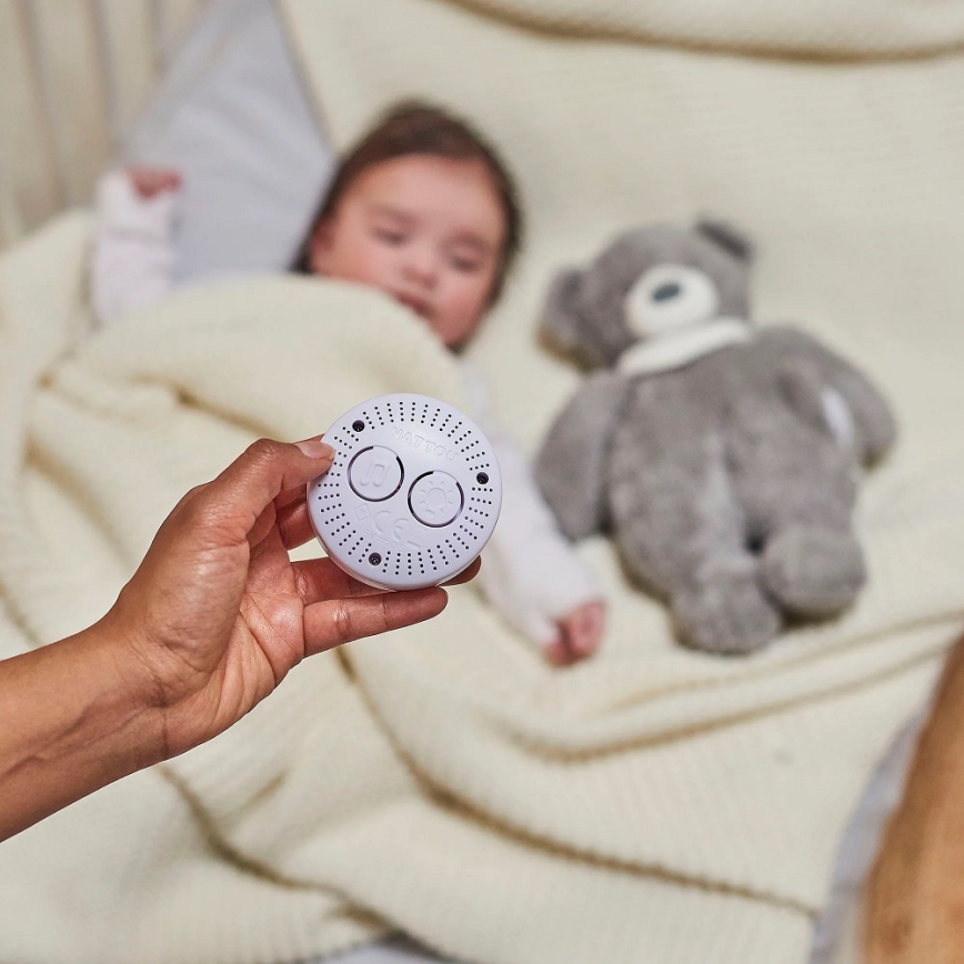 Nattou - Pelele con melodía y luz SLEEPY BEAR 4en1 gris