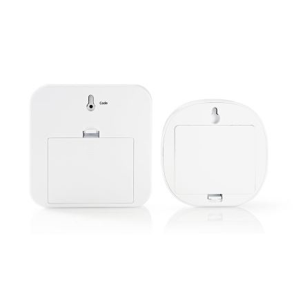 Alarma con sensor de movimiento inalámbrico 6xAA blanco