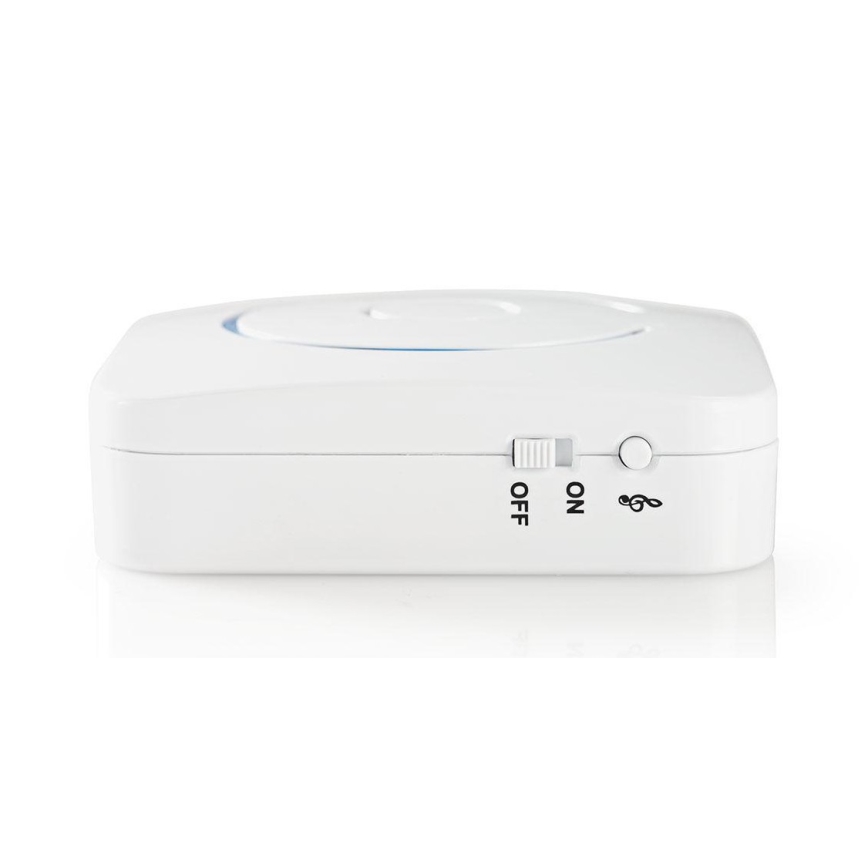 Alarma con sensor de movimiento inalámbrico 6xAA blanco