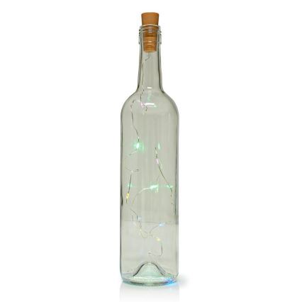 Cadena decorativa LED con tapón de botella 8xLED/3xLR44 IP44