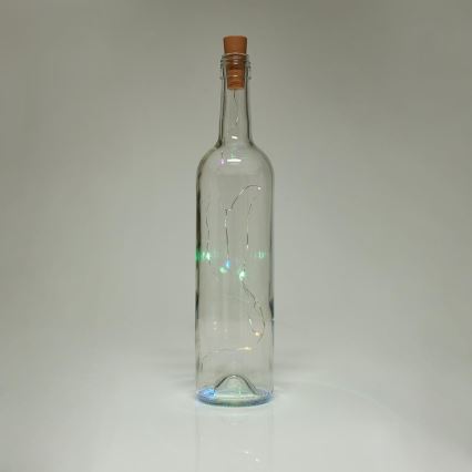 Cadena decorativa LED con tapón de botella 8xLED/3xLR44 IP44