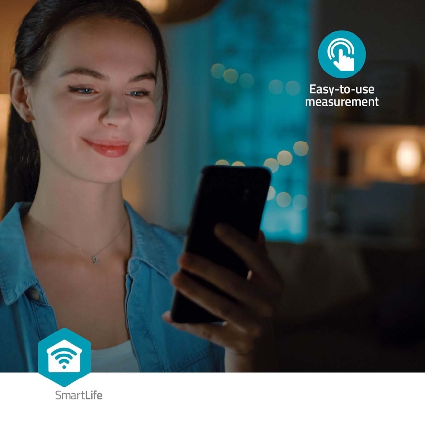 Nedis BTHBP10WT - Tensiómetro inteligente Tuya 4xAAA