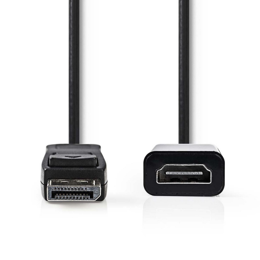 Cable HDMI con conector DisplayPort - salida HDMI 0,2 m