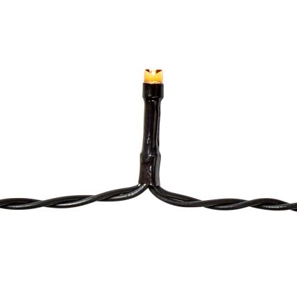 Cadena de Navidad LED 192xLED/7 funciones/3xAA 14,9m IP44 blanco cálido