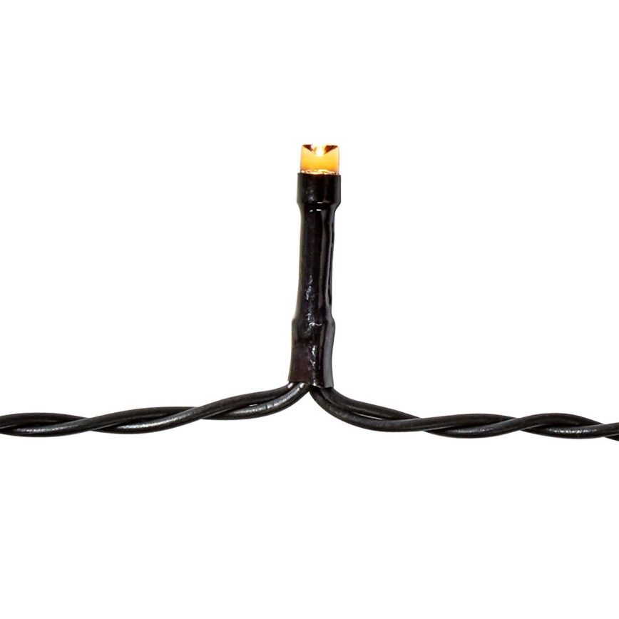 Cadena de Navidad LED 48xLED/7 funciones/3xAA 4,1m IP44 blanco cálido