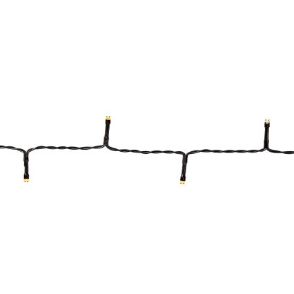Cadena de Navidad LED 96xLED/7 funciones/3xAA 7,7m IP44 blanco cálido