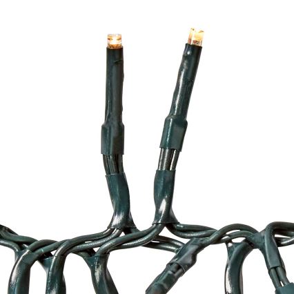 Guirnalda LED para exterior 1512 LEDs/7 funciones, 14 m, IP44, blanco cálido