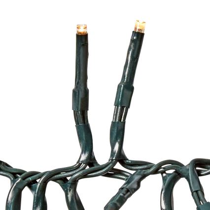 Cadena de luces LED para exterior, 768 LED, 7 funciones, 8,6 m, IP44, blanco cálido