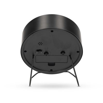 Despertador analógico 1x AA, negro