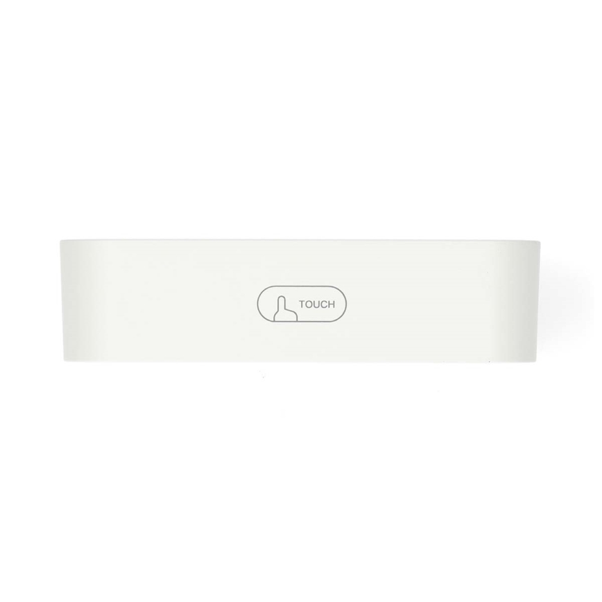 Reloj digital con alarma, termómetro e higrómetro 2xAA blanco