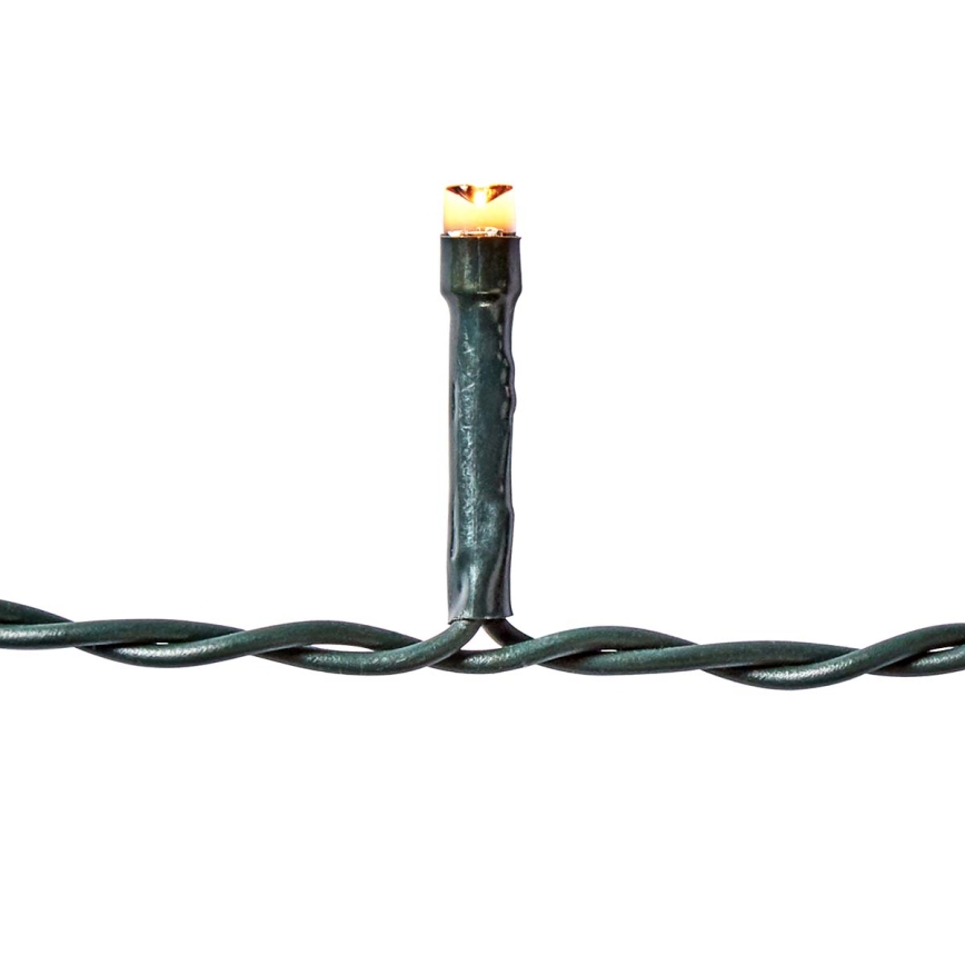 Cortina LED exterior 180 LEDs, 7 funciones, 10,9 m, IP44, blanco cálido